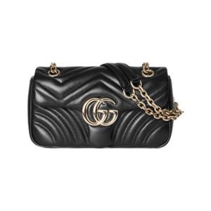 구찌 GG 마몽 스몰 숄더백 블랙 837280-AAE38-1000