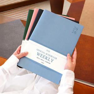 아트박스/인디고 2026 오피셜 빅 위클리 스케줄러 (날짜형 A4 주