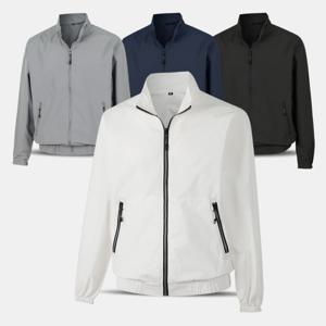 [아즈바이]남자 무지 밴딩 차이나 바람막이 점퍼 PSJP3 봄 여름