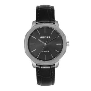 가이거(GEIGER) 클래식 여성 레더 워치 GE1263WBBK_L