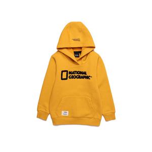 내셔널지오그래픽키즈 N194KHD920 루코스 빅로고 후드 MUSTARD