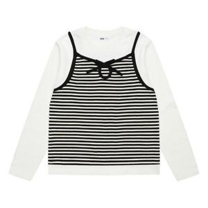 소이 HC22 스트라이프 조끼 레이어드티 24F3465