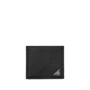 프라다 트라이앵글 로고 가죽 2단 지갑 2MO233QHH