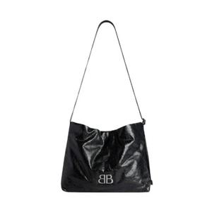 발렌시아가 모나코 스몰 이스트 웨스트 호보 백 블랙 8041502ABAL1000