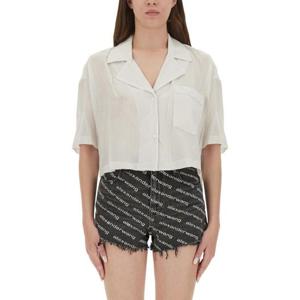 알렉산더왕 여성 화이트 반팔 셔츠 4WC3251099_971