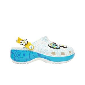 크록스 x 스머프 플랫폼 클로그 멀티 화이트 210822-90H