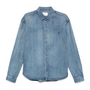 생로랑 릴렉스 핏 카산드르 데님 셔츠 823437 Y14MJ 4248