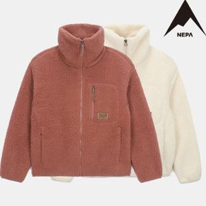 [네파] 여성 본딩 크롭 카라 뽀글이 플리스 자켓 7K86160