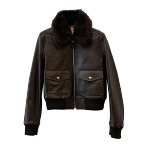 셀린느 가죽 자켓 RV0Q6 599E18DK Brown