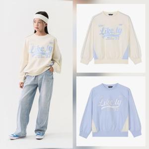 [더데이걸]파이핑 배색 스웻셔츠 TGMA25104