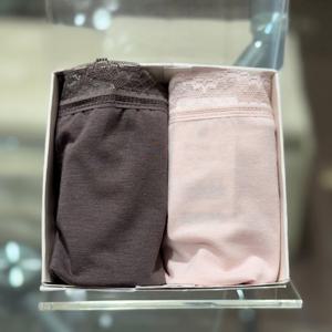 [와코루] 여성 데일리 면 모달 사각팬티SET (WPT3753 SET)