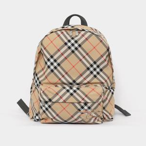 버버리 빈티지체크 기사로고 패치 남성 백팩 8091312