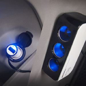 차량용 프리미엄 소켓 LED USB 3구소켓 자동차 전