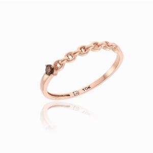 [로이드] 주문제작 실반지, 레이어드링  티니 체인 탄생석 여성 반지 LRT20V02T