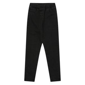 [소이]여아 기모 밴딩 데님 배기 팬츠 21W0260_BK