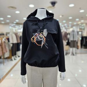 [아르테]밑단 주름 후드티셔츠 DRDPWT320_DG