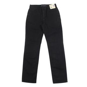 [뱅뱅]남녀공용 블랙 밑위가긴 슬림 스판 청바지 (NQL274)