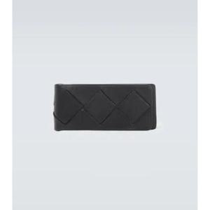 보테가베네타 인트레치아토 레더 머니클립 P00714438