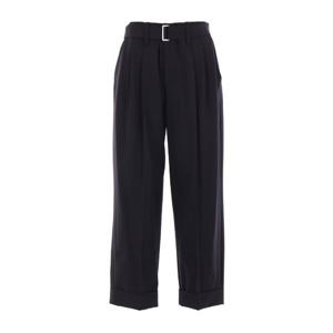 브루넬로쿠치넬리 블랙 배기 크롭 팬츠 M0W07P8995 C101