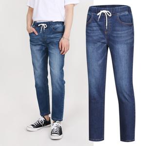 [파파브로]허리 밴딩 남성 사계절 청바지 WS-JEA-PT61