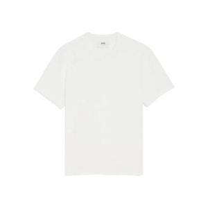 AMI Paris 아미 드 쾨흐 모티프 오가닉 코튼 티셔츠 H25UTS027726