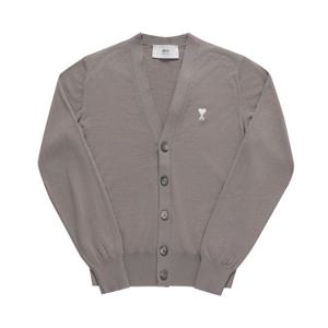 AMI HKC121 KN0025 0952 아미 드 꾀흐 스몰 하트 로고 남성 가디건