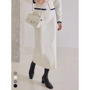 [모리스커밍홈]올밴딩 에이치라인 니트 스커트_M2510SK080C