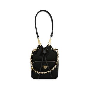 [꼬르소밀라노] 프라다 여성 1995 체인 리나일론 블랙 숄더백 1BH038 2AOS F0002