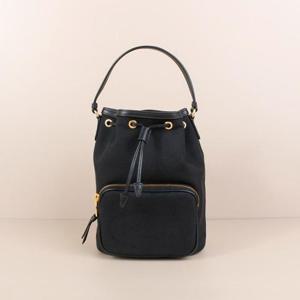 프라다 자카드 여성 버킷백 블랙 1BH038 UCW F0002 [여주아울렛]