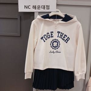 [오후]귀엽고 깔끔한 후드티~~후드 크롭 반집업 스셔츠 OHMH24251