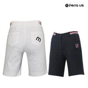 [티엔디]여성 여름 골프웨어 골프 밴딩 라인 데일리 쿨 반바지