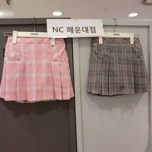 [오후]스쿨 체크 스커트 OHWH25S51