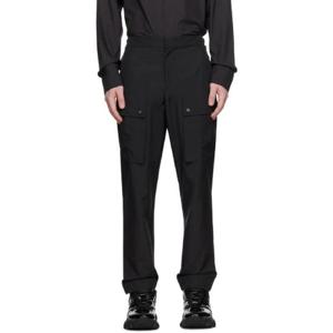 발망 카고팬츠 블랙 패치 카고 팬츠 241251M188006