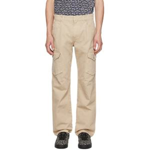 발망 카고팬츠 베이지 코튼 카고 팬츠 242251M188001