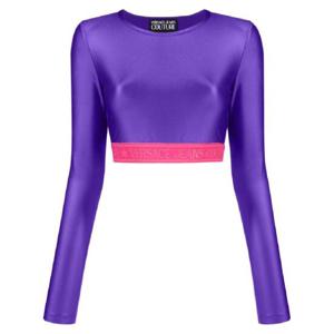 25 FW 베르사체진스꾸뛰르 로고 언더밴드 크롭 탑 75HAH218J0062 TP432149560