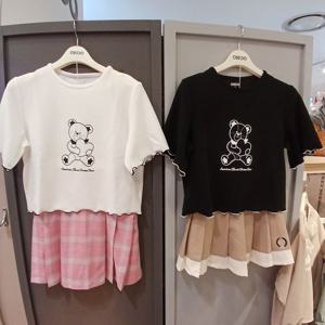 [오후]날라리 크롭 반팔티 OHRA24453