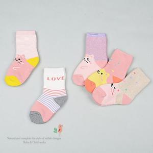 [꼼지]J바니바니(5족)세트 도톰양말/유아양말/아동양말/겨울양말/신생아양말