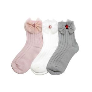 [지앤]유아동양말 j뭉크리본 2족랜덤발송 여아레이스양말