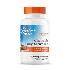 닥터베스트 비타민 B12 츄어블 믹스 베리 -- 5000mcg - 60정