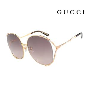 (국내당일발송) 구찌 명품 선글라스 GG0595S 008 라운드 메탈 여자