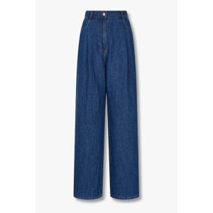 톰보이  9175362971 턱주름 백밴딩 와이드 데님팬츠