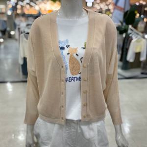 [숲]여름 필수템 가오리핏 브이넥 긴팔니트가디건 SB7GD30