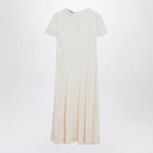 프라다 아이보리 라운드 넥 원피스 P3Q30OOO17ZC F0304