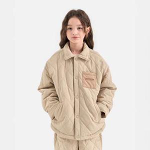 [차일디] 아웃도어프로덕츠키즈 (OD253OPJ03 BEI) 다이아몬드 퀼팅 패딩 셔켓 베이지
