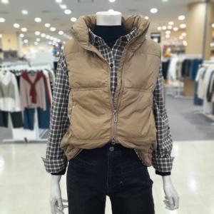 [숲][NEW30%] 스탠딩카라 투웨이 덕다운 패딩조끼 OBAPAR1