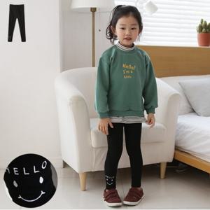 아동 헬로우 기모레깅스