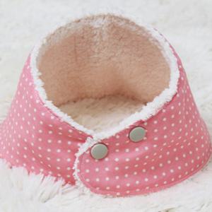 [크로바몰] 도트인디핑크 기모바나나빕