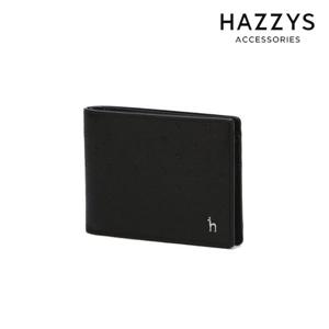 헤지스ACC  음각패턴 소가죽 슬림 반지갑 HJWA5E571BK