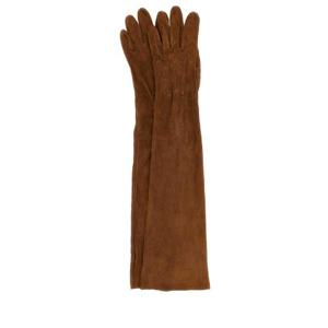 25FW 프라다 Caramel suede 롱 gloves 1GG21015B9F0BW5