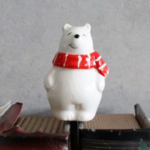 인테리어소품 흰곰 도자기픽 장식 화병 화분 데코 용품 크리스마